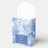 Ballotins Aquarelle bleue Mariage de fleurs botaniques (Ouvert)