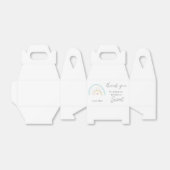 Ballotins Aquarelle boho arc-en-ciel fête d'anniversaire Mer (Déplié)