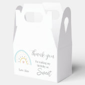 Ballotins Aquarelle boho arc-en-ciel fête d'anniversaire Mer (Ouvert)