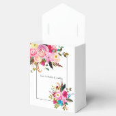 Ballotins Aquarelle Boho Chic Mariage Floral Merci (Ouvert)