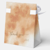 Ballotins Aquarelle Boho moderne Tie Dye Baby shower Beige (Verso)