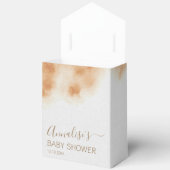 Ballotins Aquarelle Boho moderne Tie Dye Baby shower Beige (Ouvrir)