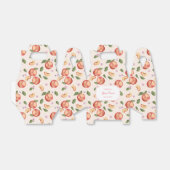 Ballotins Aquarelle botanique Pêches et fleurs (Déplié)