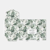 Ballotins Aquarelle Botanique Verdure Feuille Mariage (Déplié)