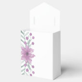 Ballotins Aquarelle Bouquet Merci Lilac ID654 (Ouvert)