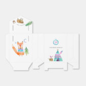 Ballotins Aquarelle Camping Anniversaire Merci de fête (Déplié)