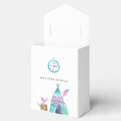 Ballotins Aquarelle Camping Anniversaire Merci de fête (Ouvert)