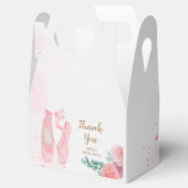 Ballotins Aquarelle Chaussures Ballerina Rose (Ouvert)