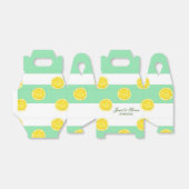 Ballotins Aquarelle Citron jaune vert (Déplié)