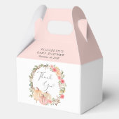 Ballotins Aquarelle Citrouille mignonne Bébé Fille Douche Me (Recto)