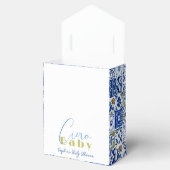 Ballotins Aquarelle Citrus Citron bleu Carrelage (Ouvert)