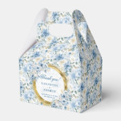 Ballotins Aquarelle classique Mariage bleu clair (Verso)