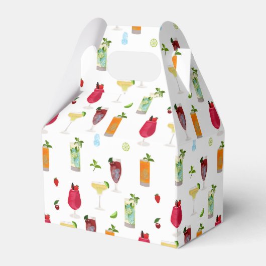 Ballotins Aquarelle Cocktails & Boissons de fête (Verso)