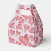 Ballotins Aquarelle Coeurs Saint-Valentin Pizza Lover (Arrière)