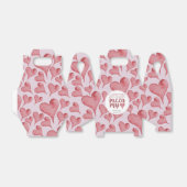 Ballotins Aquarelle Coeurs Saint-Valentin Pizza Lover (Déplié)