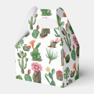 Ballotins Aquarelle colorée Cactus et succulents Fleurs