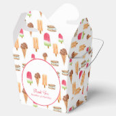 Ballotins Aquarelle Crème glacée & Popsicles Merci anniversa (Ouvert)