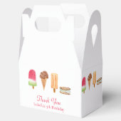 Ballotins Aquarelle Crème glacée & Popsicles Merci anniversa (Ouvert)