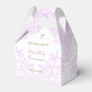 Ballotins aquarelle crête de lilas Première Sainte Communi