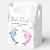 Ballotins Aquarelle Dauphins Révélation de genre (Ouvert)