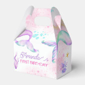 Ballotins Aquarelle de la queue de sirène Anniversaire sous (Arrière)