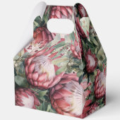 Ballotins Aquarelle de Protea autochtone Boho floral Botaniq (Verso)