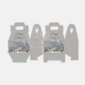 Ballotins Aquarelle de ravin neigeux (Déplié)