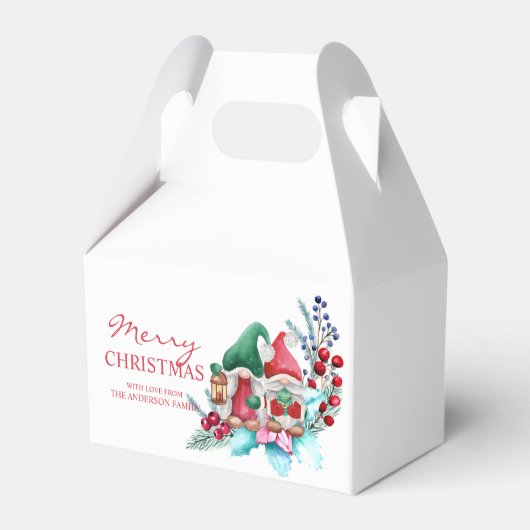 Ballotins Aquarelle Décor de Noël & Gnome (Verso)