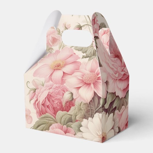 Ballotins Aquarelle délicate Roses roses roses et fleurs de (Verso)