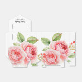 Ballotins Aquarelle Design floral Mariage Faveur Boîtes (Déplié)