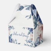 Ballotins Aquarelle douce Floral bleu (Verso)