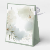 Ballotins Aquarelle douce Mariage vert Sage (Arrière)