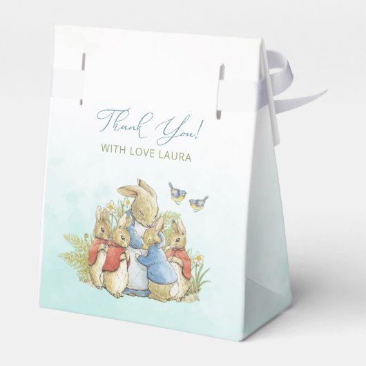 Ballotins Aquarelle Elegant Peter Rabbit fleur sauvage bébé (Arrière)