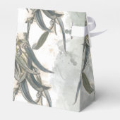 Ballotins Aquarelle Eucalyptus Feuille Mariage vert (Arrière)