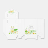 Ballotins Aquarelle exotique Frangipanis Merci Mariage (Déplié)