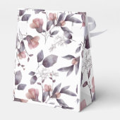 Ballotins aquarelle feuillage crépusculaire violet poussiére (Arrière)