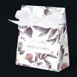 Ballotins aquarelle feuillage violet crépuscule mariage<br><div class="desc">Notre collection "floral automnal fantaisiste" présente un feuillage et des fleurs à l'aquarelle dans des tons mauve clair et violet. Léger et doux pour toutes les occasions avec un script personnalisé en élégante police serif. Consultez notre boutique pour plus de produits de cette collection et n'hésitez pas à me contacter...</div>