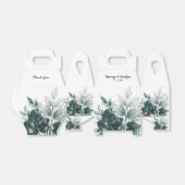 Ballotins Aquarelle Feuilles Design Mariage Favoriser Boîtes (Déplié)