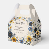 Ballotins Aquarelle Fleur sauvage Elégant Mariage beige (Verso)