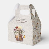 Ballotins Aquarelle Fleur sauvage Tea Party Douche (Arrière)