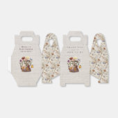 Ballotins Aquarelle Fleur sauvage Tea Party Douche (Déplié)