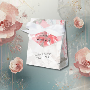 Ballotins aquarelle fleurie fleur sauvage rose pivoine maria