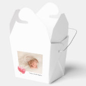 Ballotins Aquarelle Fleurs Christening Baptême (Ouvert)