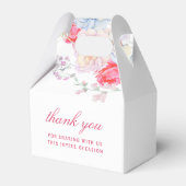 Ballotins Aquarelle Fleurs Jardin Première Communion Gable (Arrière)