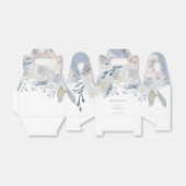 Ballotins aquarelle fleurs pâles mariage (Déplié)