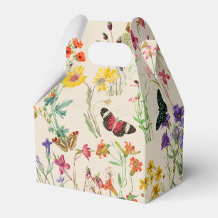 Ballotins Aquarelle Fleurs sauvages & papillons Jardin Flora