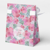 Ballotins Aquarelle Floral Blush Merci rose Mariage (Arrière)