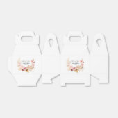 Ballotins Aquarelle Floral Boho Pampas herbe Mariage Faveur (Déplié)