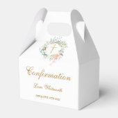 Ballotins Aquarelle Floral Gold Confirmation (Verso)