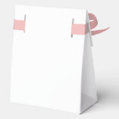 Ballotins Aquarelle Floral rose Flamant rose douche Bow (Verso)